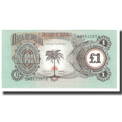 Bankovka, 
  
  Biafra, 
  
  1 libra