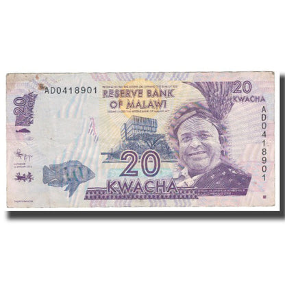 Bankovka, 
  
  malawi, 
  
  20 Kwacha