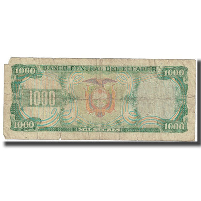 Bankovka, 
  
  Ekvádor, 
  
  1000 Sucres