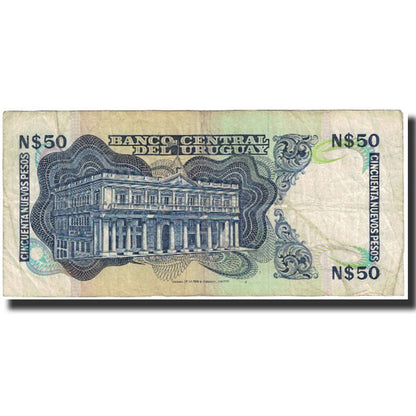 Bankovka, 
  
  Uruguay, 
  
  50 nových pesos