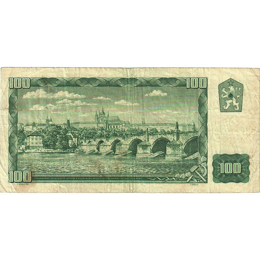 Bankovka, 
  
  Československo, 
  
  100 korun