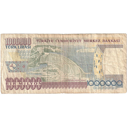 Turecko, 
  
  1 000 000 lir, 
  
  1970-10-14
