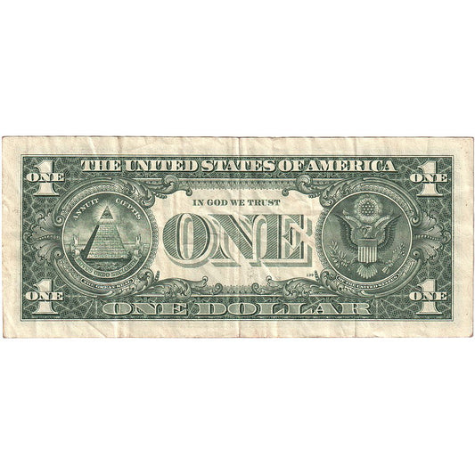 Spojené státy, 
  
  1 dolar, 
  
  VF(20-25)