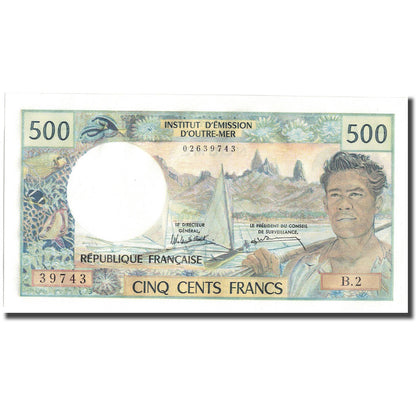 Bankovka, 
  
  Nová Kaledonie, 
  
  500 franků