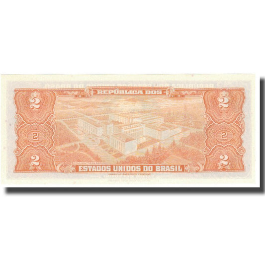 Bankovka, 
  
  Brazílie, 
  
  2 Cruzeiros