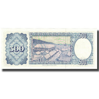 Bankovka, 
  
  Bolívie, 
  
  500 bolíviánských pesos