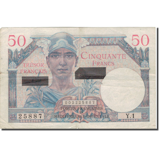 Bankovka, 
  
  Francie, 
  
  50 franků