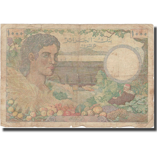 Bankovka, 
  
  Tunisko, 
  
  1000 franků