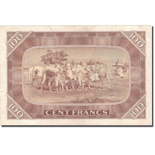 Bankovka, 
  
  Mali, 
  
  100 franků