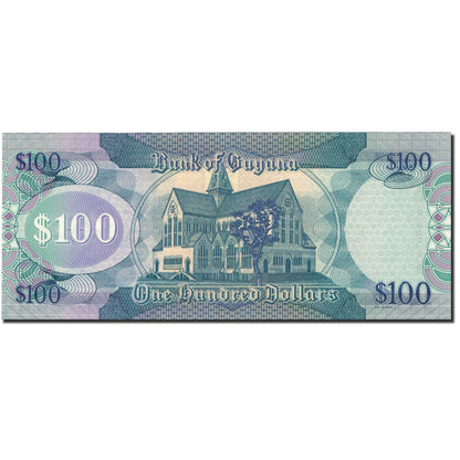 Bankovka, 
  
  Guyana, 
  
  100 dolarů