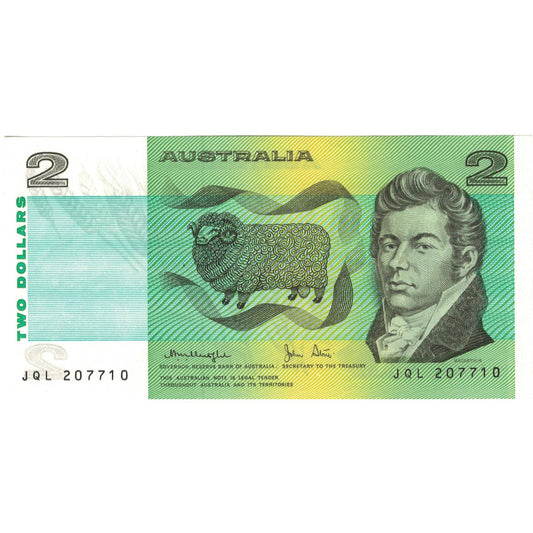 Bankovka, 
  
  Austrálie, 
  
  2 dolary