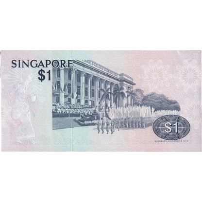 Bankovka, 
  
  Singapur, 
  
  1 dolar